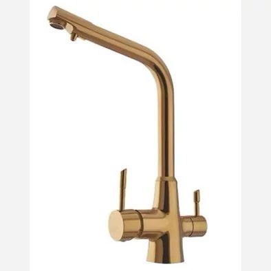 شیر ظرفشویی دو منظوره GY رنگ طلا مات